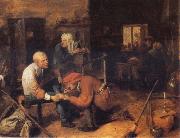 BROUWER, Adriaen The 0peration oil on canvas